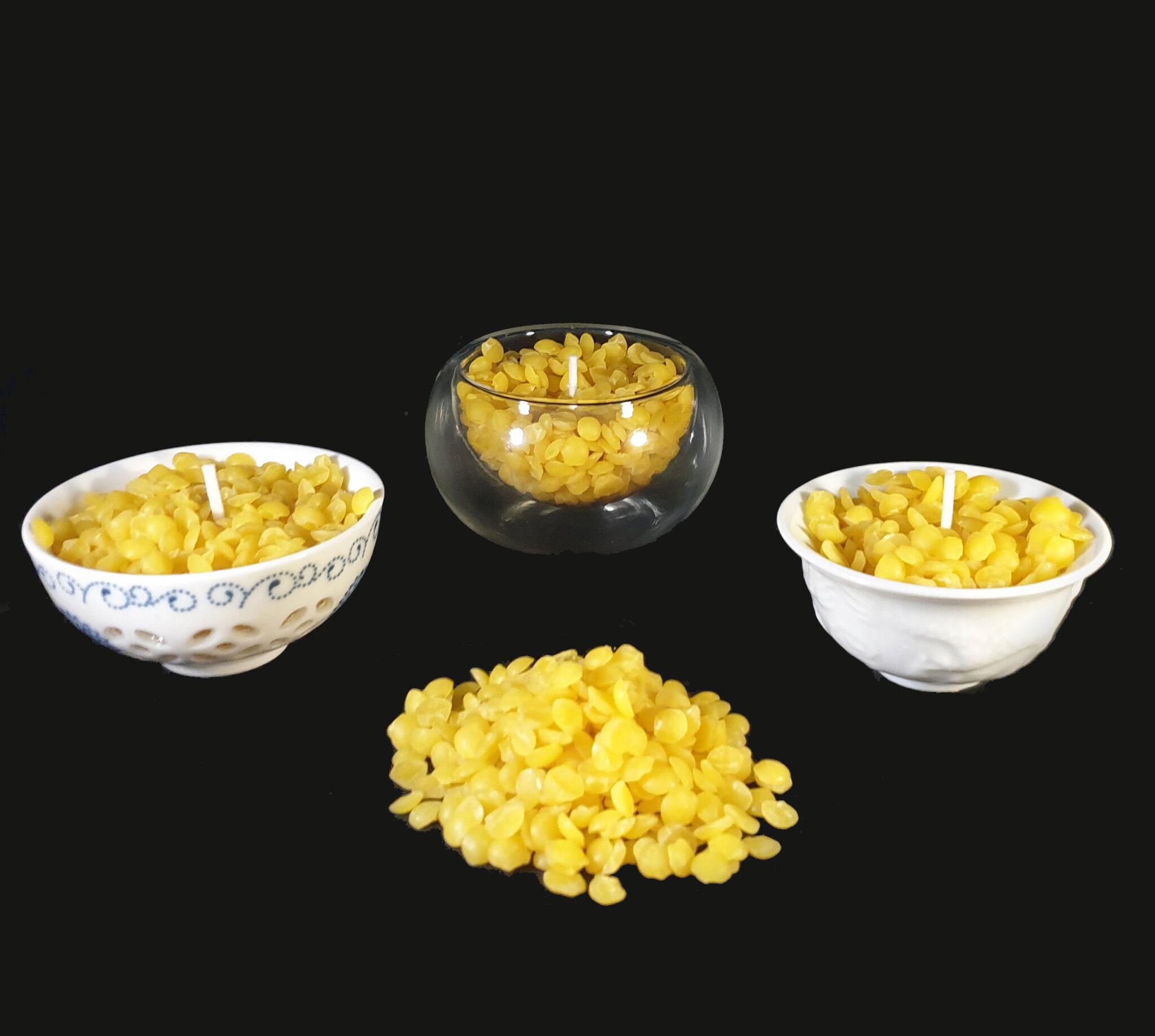 Reusable Beeswax Tea Light Candles, Vigil Candles, Perpetual Candles