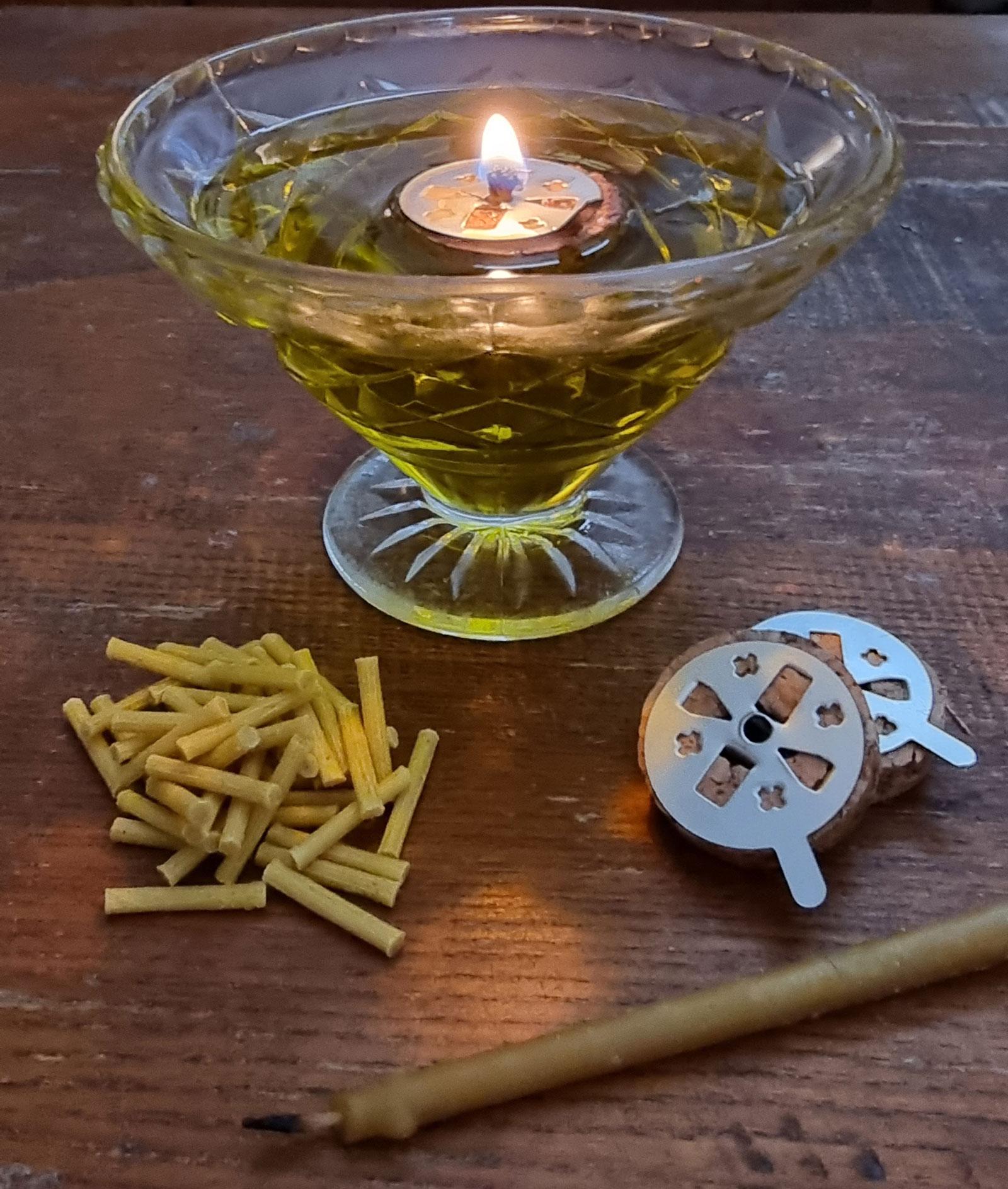 Floating Wicks Oil Candles